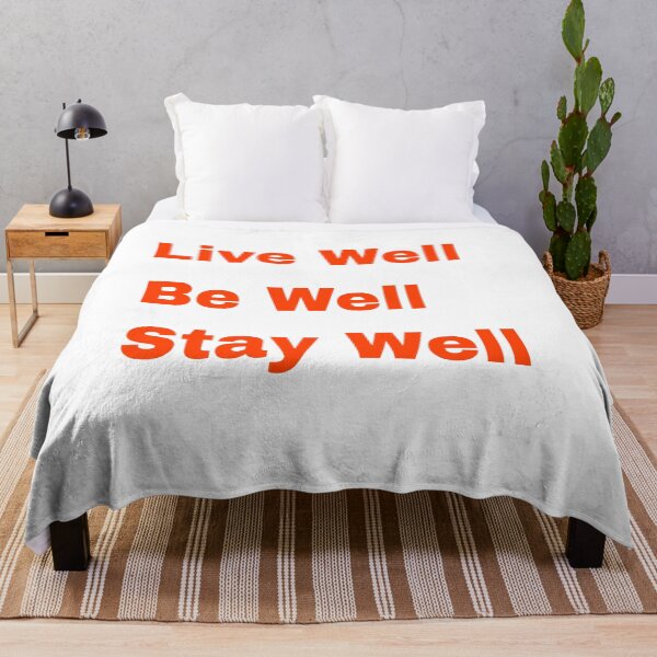 Item preview, Live Well  Be Well  Stay Well Tshirt  designed and sold by WavesOnOcéano.