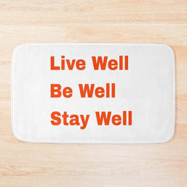 Item preview, Live Well  Be Well  Stay Well Tshirt  designed and sold by WavesOnOcéano.