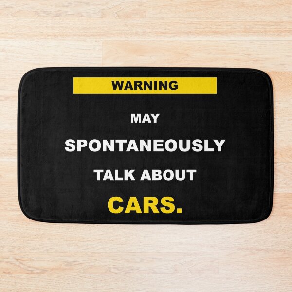 Item preview, Warning May Spontaneously Talk About Cars Funny Mechanic Gift designed and sold by Mikidesign1988.