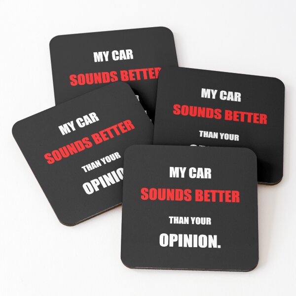 Item preview, My Car Sounds Better Than Your Opinion Funny Car Enthusiast Gift designed and sold by Mikidesign1988.