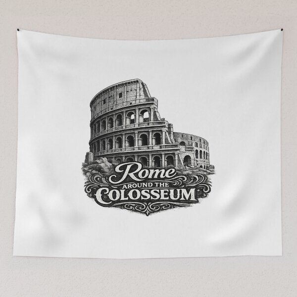 Item preview, Rome Around the Colosseum | Gift Idea | Rome Italy designed and sold by PRINTING-LAB.