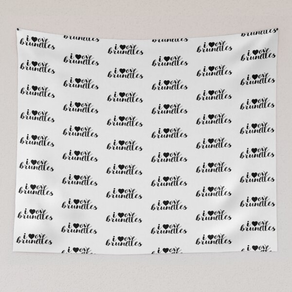 Item preview, I love brunettes designed and sold by GA-DesignStudio.