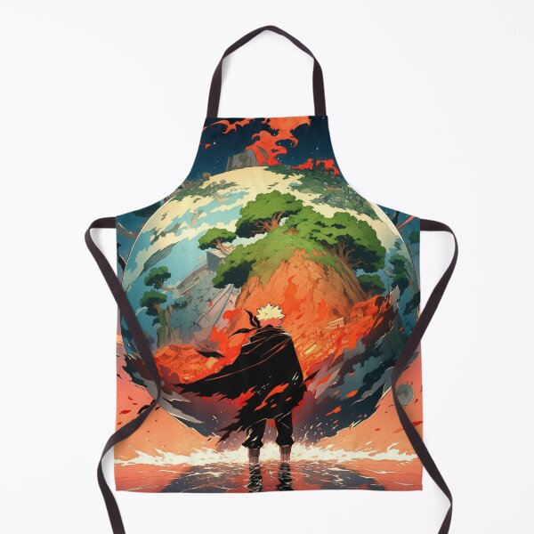 Item preview, “Anime Warrior and Earth – Cinematic Dark Aesthetic Space Art” designed and sold by PrintsGateWay.