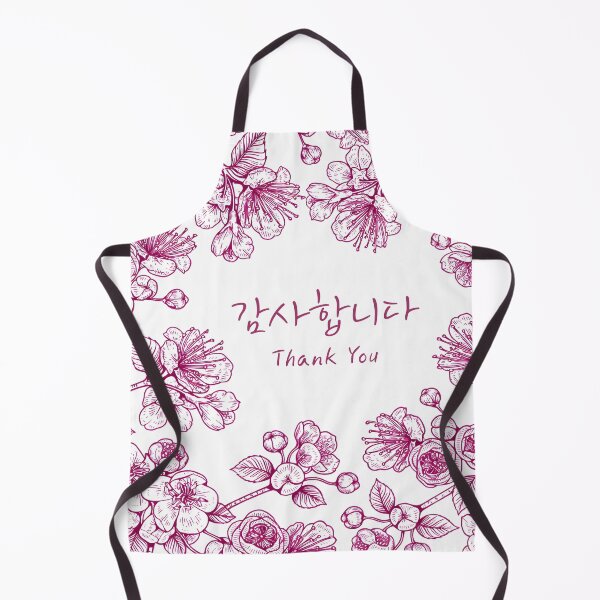 Item preview, Thank You Korean Floral Greeting  designed and sold by HowToCanadian.