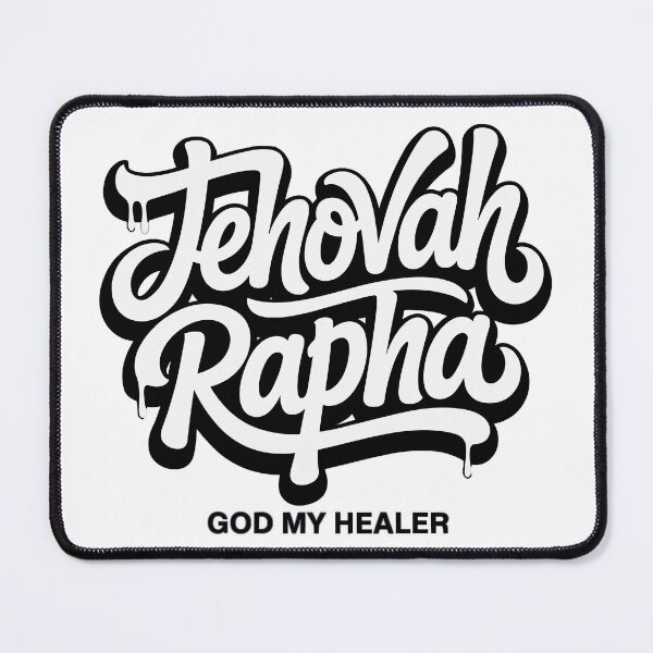 Item preview, Jehovah Rapha God My Healer Christian Faith Design designed and sold by HahaHandlesHub.