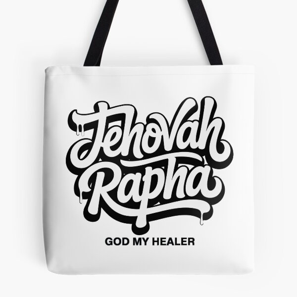Item preview, Jehovah Rapha God My Healer Christian Faith Design designed and sold by HahaHandlesHub.