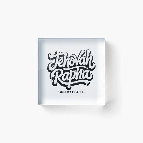 Item preview, Jehovah Rapha God My Healer Christian Faith Design designed and sold by HahaHandlesHub.
