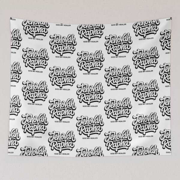 Item preview, Jehovah Rapha God My Healer Christian Faith Design designed and sold by HahaHandlesHub.