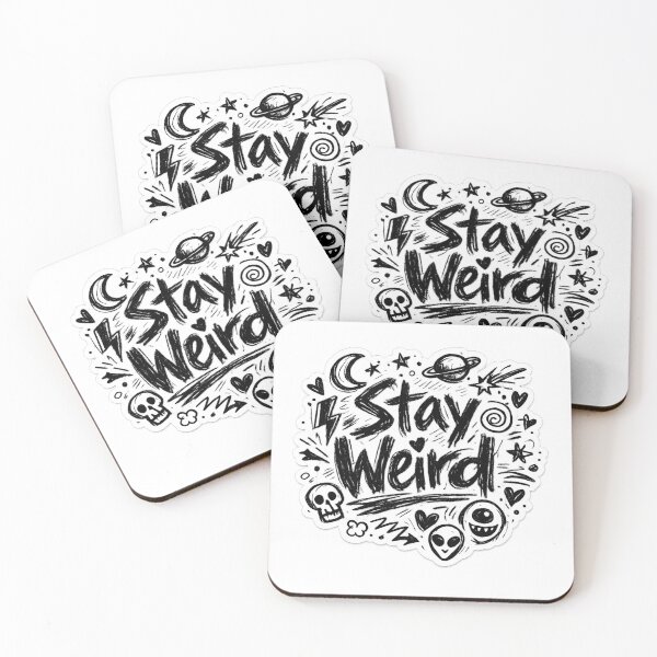 Item preview, Stay Weird - Hand-Drawn Doodle Aesthetic designed and sold by irfanshikh.