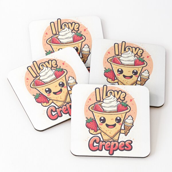 Item preview, CUTE Crepes, funny gift, french pancakes, I love crepes, breakfast, bake designed and sold by owi-art.