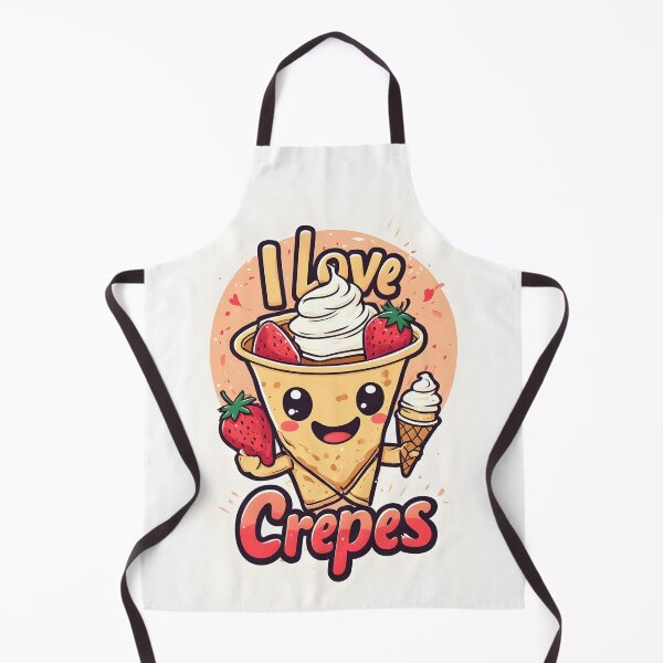 Item preview, CUTE Crepes, funny gift, french pancakes, I love crepes, breakfast, bake designed and sold by owi-art.