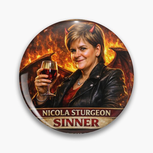 Item preview, Funny Nicola Sturgeon Political Satire Trading Card designed and sold by Shoot-The-Moon.