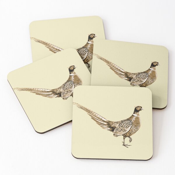 Item preview, Elegant Vintage Beige Pheasant Bird designed and sold by tanjica.