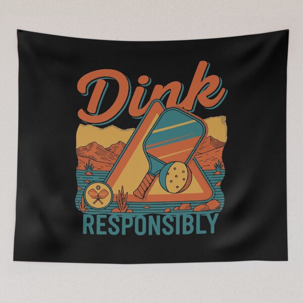 Item preview, Pickleball Funny Player Dink Responsibly Love designed and sold by LuminOrb.