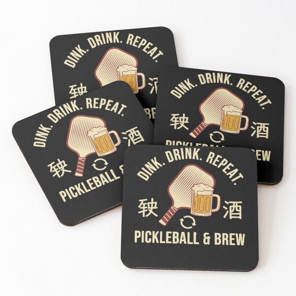 Item preview, Pickleball funny player Dink Drink Repeat designed and sold by LuminOrb.