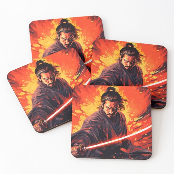 Item preview, “Blade of Honor – Samurai Warrior with Katana Aesthetic Print” designed and sold by PrintsGateWay.