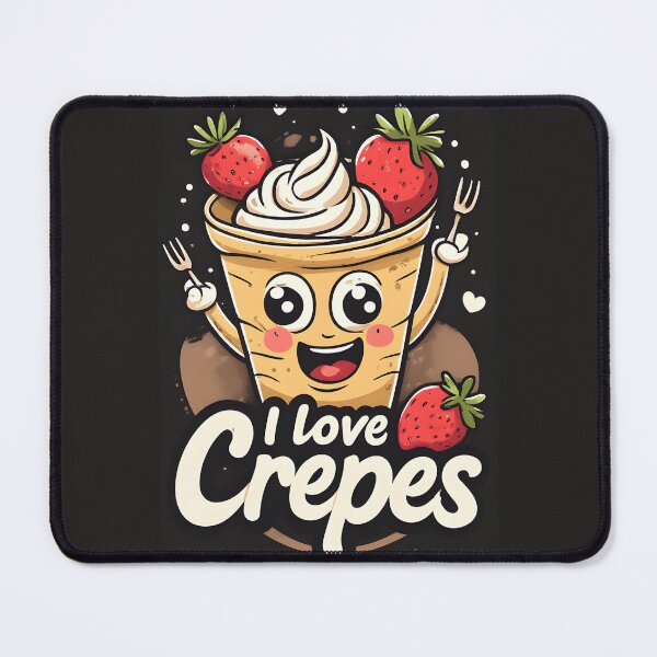 Item preview, Funny Cute I Love Crepes Gift, French Pancakes Lover designed and sold by owi-art.
