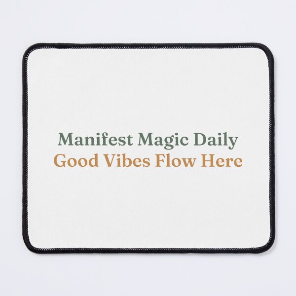 Item preview,  Daily Good Vibes Design | Energy Flows Manifestation Sticker designed and sold by CosmicQuietStudio.