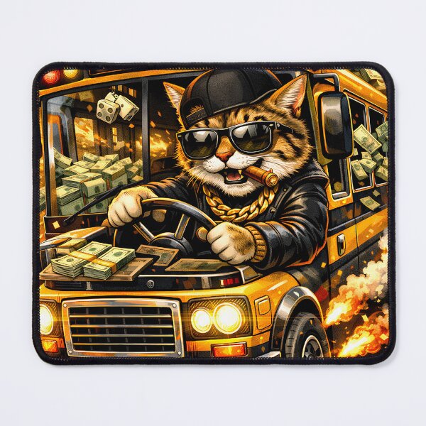 Item preview, Cash Bus Hustle Cat Driver Money Streetwear Motivation Design designed and sold by Busdriverstore.