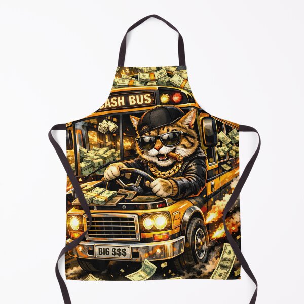 Item preview, Cash Bus Hustle Cat Driver Money Streetwear Motivation Design designed and sold by Busdriverstore.