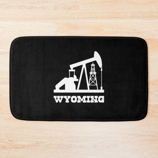 Item preview, Wyoming Oilfield Pumpjack Design designed and sold by RetroMaritalArt.