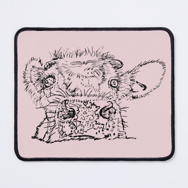 Item preview, Dairy Cow - Peekamoo - (#EED4D9) designed and sold by The Stippler Process.
