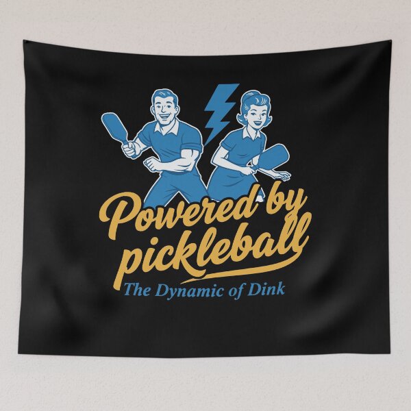 Artikelvorschau, Pickleball Powered By Pickleball The Dynamic Of entworfen und verkauft von LuminOrb.