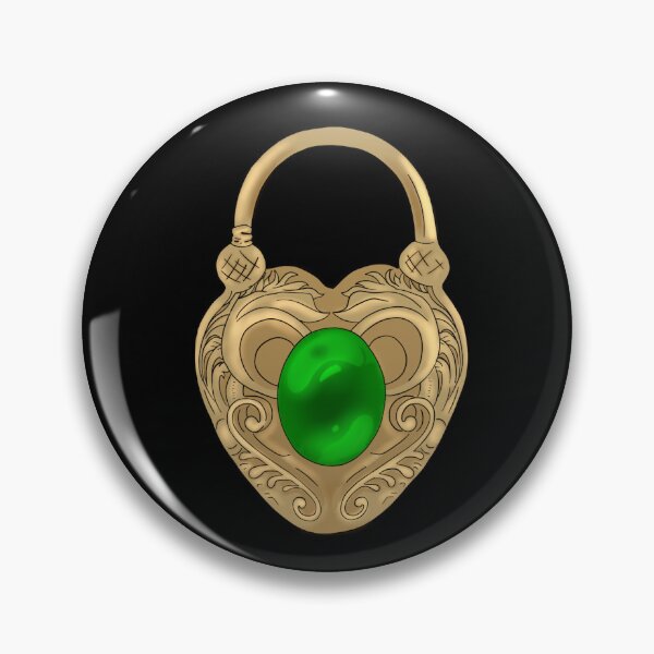 Item preview, Victorian Heart Locket ( emerald and gold version ) designed and sold by The Noir Arts.
