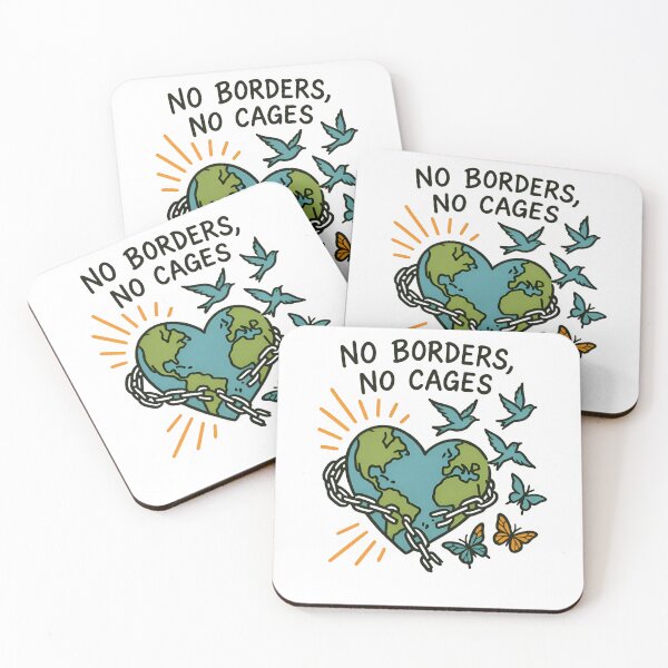 Item preview, No Borders, No Cages designed and sold by Uglyandcute.