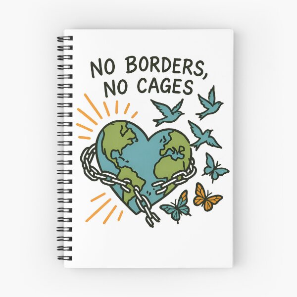 Item preview, No Borders, No Cages designed and sold by Uglyandcute.