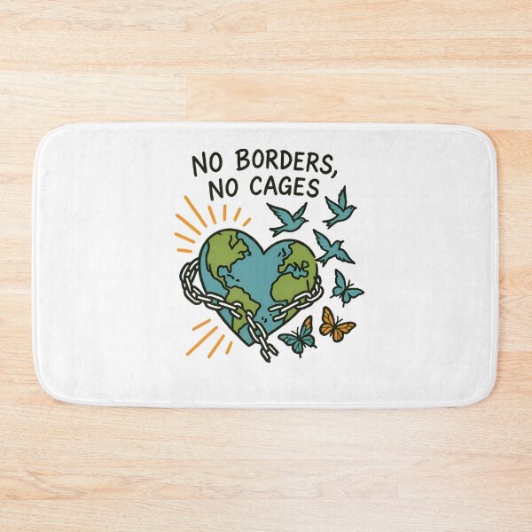 Item preview, No Borders, No Cages designed and sold by Uglyandcute.