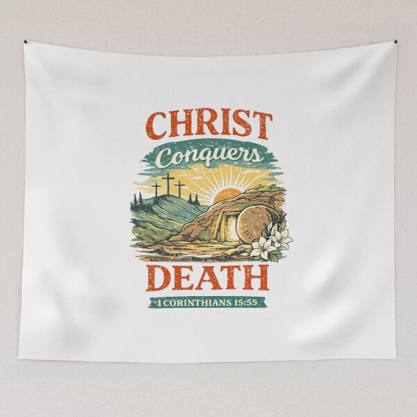 Item preview, Christ Conquers Death designed and sold by Matinez Pink.