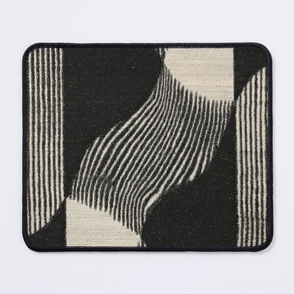 Item preview, Abstract Geometry: Monochrome Waves & Lines designed and sold by ArtHouseNiklas.