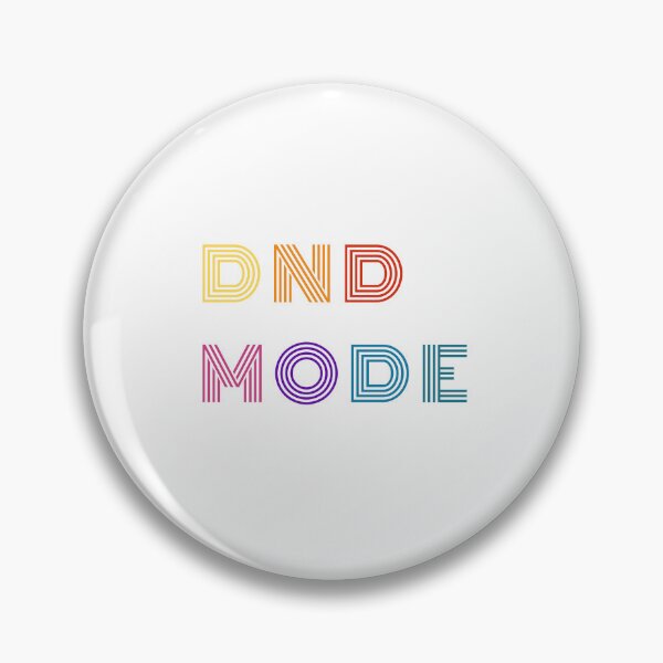 Item preview, Modo DND Diseño No molestar designed and sold by GiraffeandStuff.