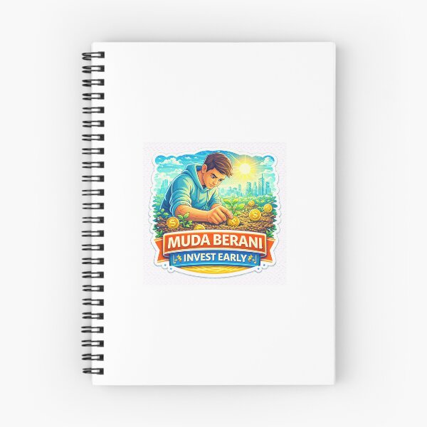 Item preview, Muda Berani Invest Early – Start Young Build Wealth Sticker | Investing Mindset & Financial Freedom Motivation designed and sold by Wander Pop Studio.