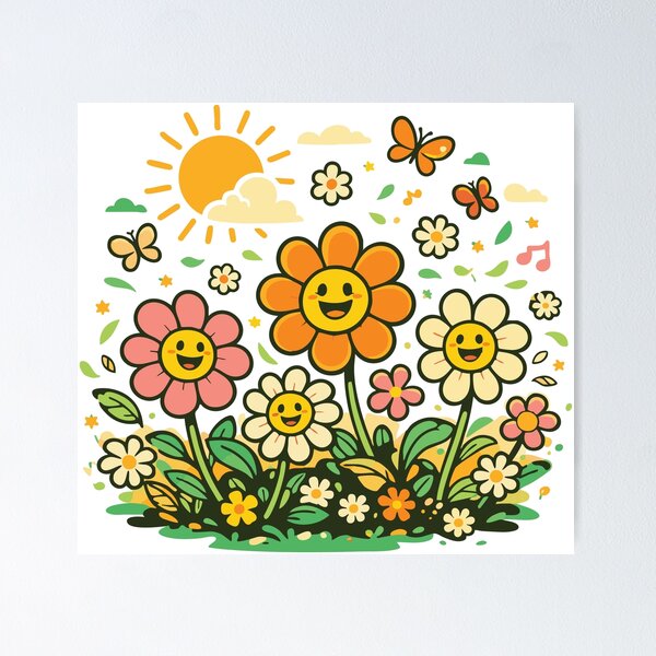 Item preview, Happy spring flowers designed and sold by DKunic.