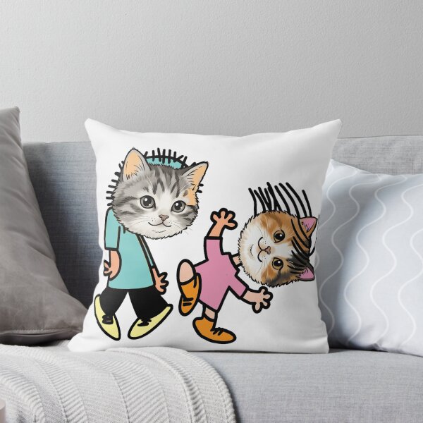 Item preview, Playful Dancing Children with Cute Cat Faces designed and sold by PholPol1959.