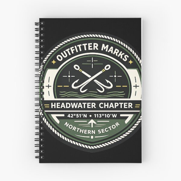 Item preview, Headwater Chapter Fishing Badge designed and sold by EimSol.