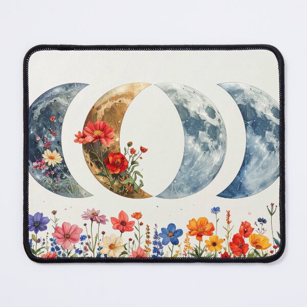 Item preview, Floral Moon Phases — Soul of Sonic designed and sold by Soul of Sonic.