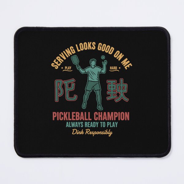 Item preview, Pickleball Player Serving Looks Good On Me Love designed and sold by LuminOrb.