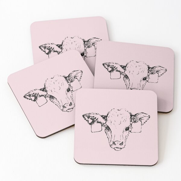 Item preview, Calf - (#EED4D9) designed and sold by The Stippler Process.