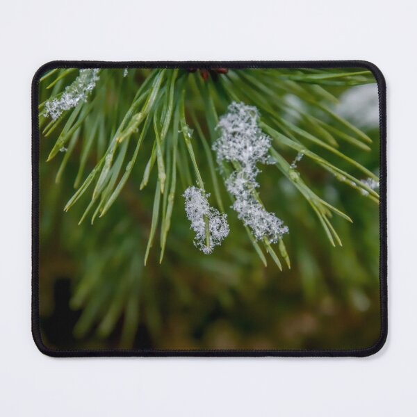 Item preview, Frozen Whispers: Snow Crystals on Pine Needles designed and sold by ShotsbyDesiree.