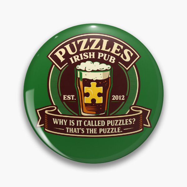 Item preview, Puzzles Irish Pub Vintage Beer Logo designed and sold by agearb.
