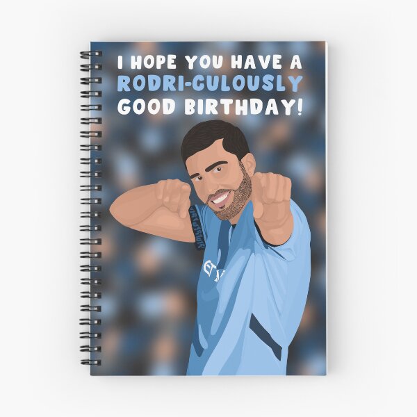 Item preview, Funny Football Birthday Card – Rodri-culously Good Birthday designed and sold by The Home Of Pink Peach.