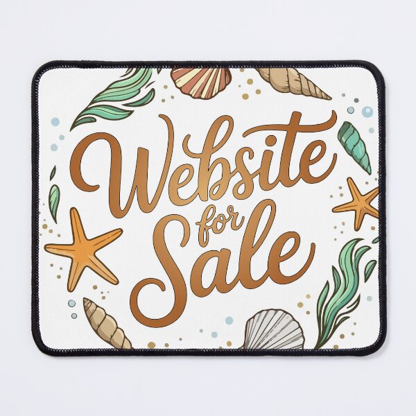 Item preview, Vintage Coastal Website for Sale Business Hand Lettering Typography designed and sold by PixelWaveBD.