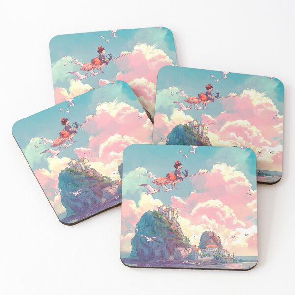 Item preview, Cute kawaii art girl [[kiki's]] go -%[ghiblis]%- flying aways free designed and sold by Wenddys.