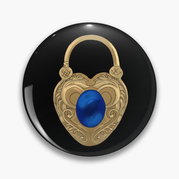 Item preview, Victorian Heart Locket ( sapphire and gold version ) designed and sold by The Noir Arts.