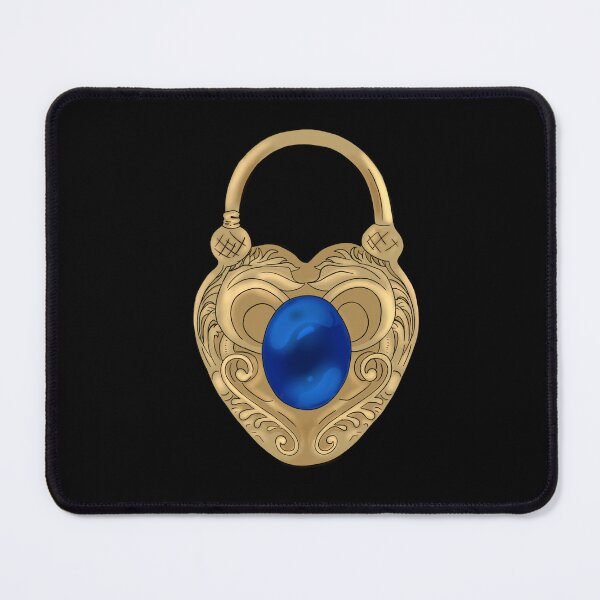 Item preview, Victorian Heart Locket ( sapphire and gold version ) designed and sold by The Noir Arts.