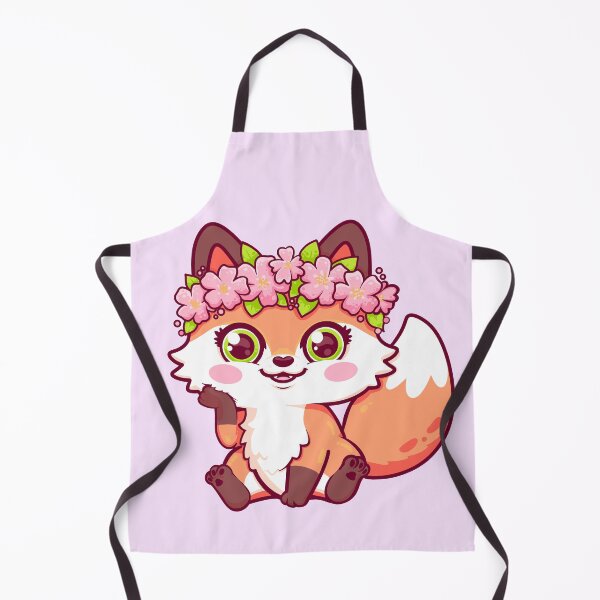 Item preview, Cute Sakura Fox Reimagined designed and sold by CherryPinkArt.