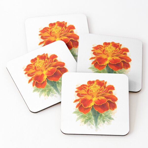 Item preview, Queen Sophia' marigold (Tagetes patula) designed and sold by HOMETOWN86.